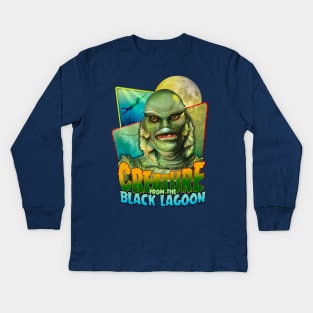 Creature From The Black Lagoon Kids Long Sleeve T-Shirt